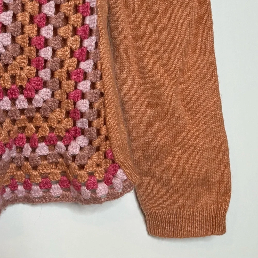 Sundance Crochet Granny Square Sweater Small - Picture 5 of 8